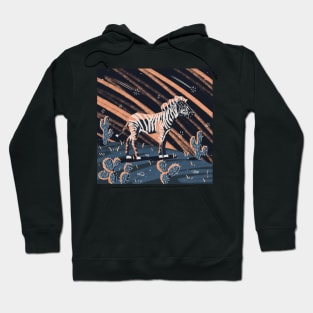 Night Zebra Hoodie